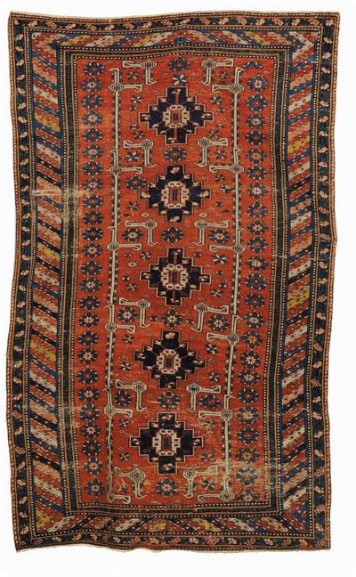 Tappeto Caucasico Shirwan, Fine XIX Inizio XX Secolo