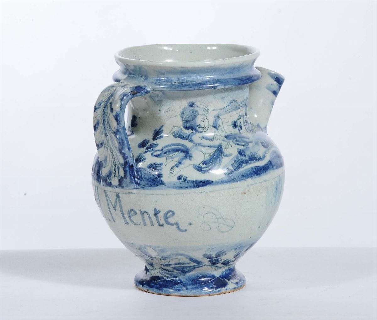 Boccale in Maiolica, Savona XVIII Secolo