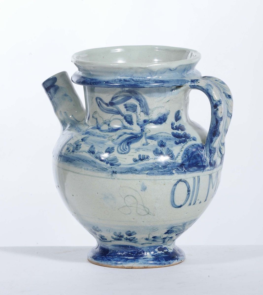 Boccale in Maiolica, Savona XVIII Secolo