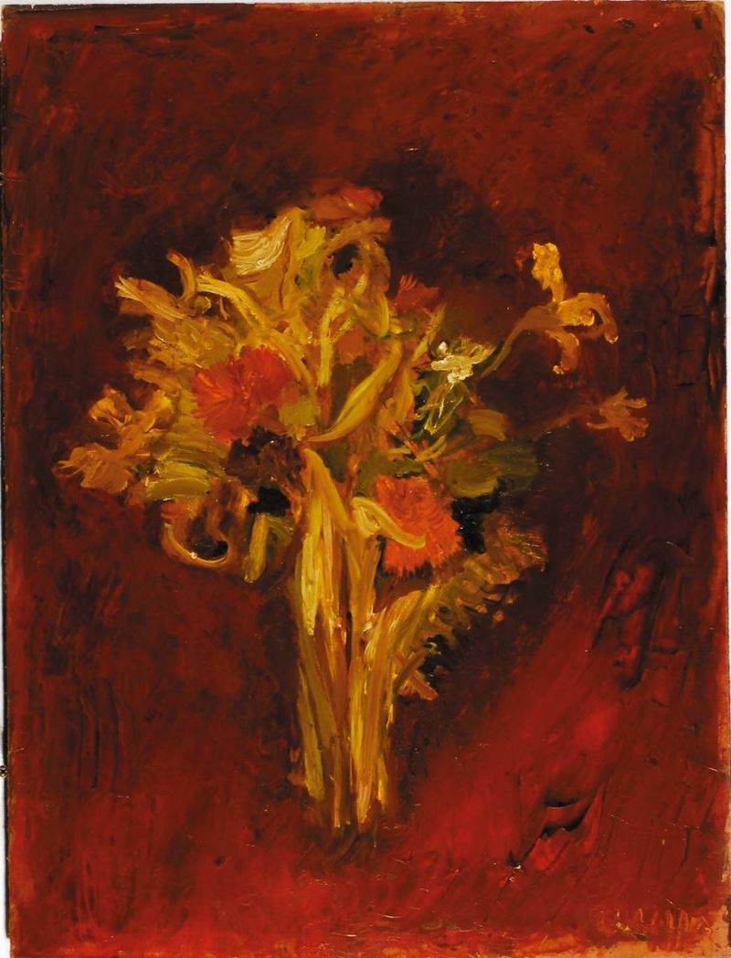 Carlo Quaglia (1903-1970) Fiori, 1968  - Asta Carlo Quaglia, un'antologia dell'opera - I - Cambi Casa d'Aste