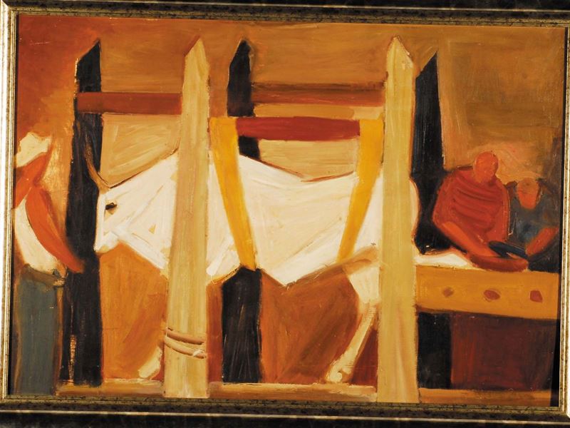 Carlo Quaglia (1903-1970) La ferratura, 1950  - Auction Carlo Quaglia, an anthology of the work - I - Cambi Casa d'Aste