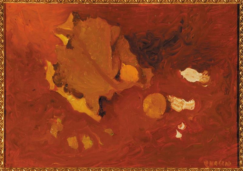 Carlo Quaglia (1903-1970) Foglia d’autunno, 1964  - Auction Carlo Quaglia, an anthology of the work - I - Cambi Casa d'Aste