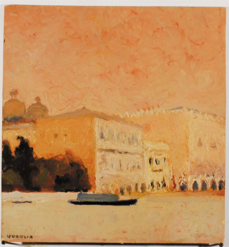 Carlo Quaglia (1903-1970) Venezia, Palazzo Ducale, 1950  - Asta Carlo Quaglia, un'antologia dell'opera - I - Cambi Casa d'Aste
