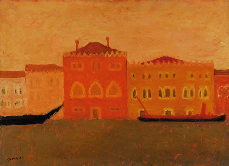 Carlo Quaglia (1903-1970) Case della Giudecca, 1953  - Auction Carlo Quaglia, an anthology of the work - I - Cambi Casa d'Aste
