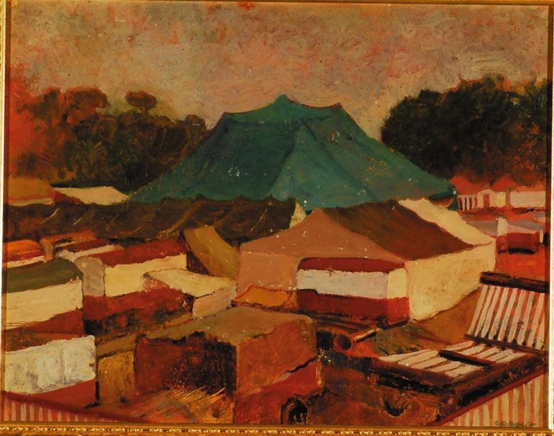 Carlo Quaglia (1903-1970) Il tendone del circo, 1947  - Auction Carlo Quaglia, an anthology of the work - I - Cambi Casa d'Aste