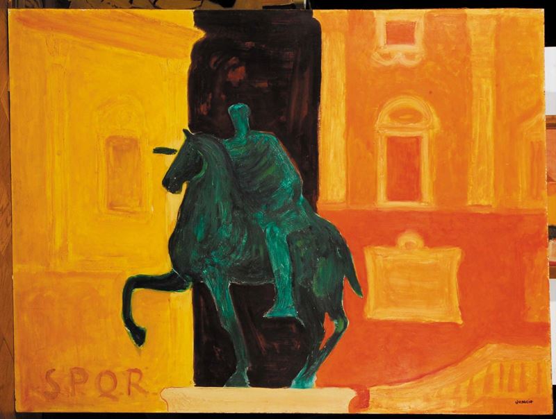 Carlo Quaglia (1903-1970) Marco Aurelio, 1960  - Asta Carlo Quaglia, un'antologia dell'opera - I - Cambi Casa d'Aste