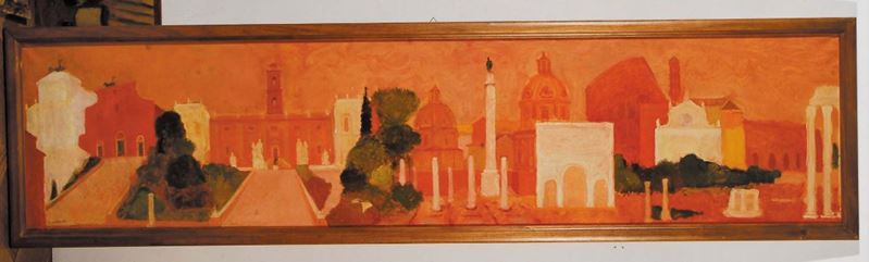 Carlo Quaglia (1903-1970) Prospettiva Mon, 1958  - Auction Carlo Quaglia, an anthology of the work - I - Cambi Casa d'Aste