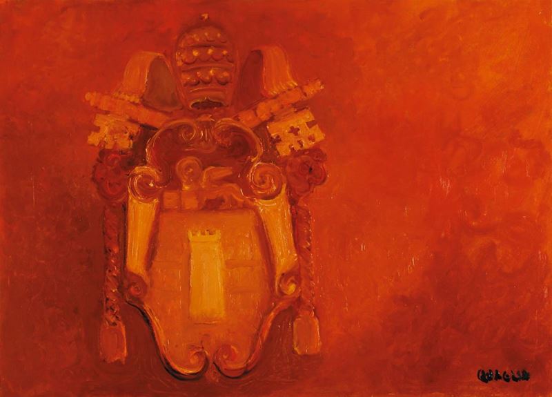 Carlo Quaglia (1903-1970) Concilio Vaticano, 1962  - Asta Carlo Quaglia, un'antologia dell'opera - I - Cambi Casa d'Aste