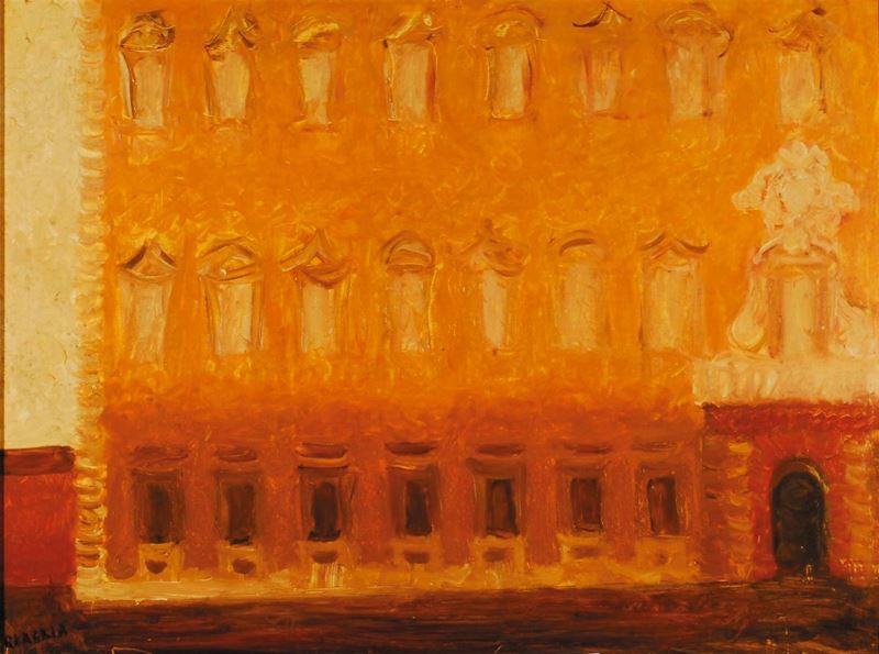 Carlo Quaglia (1903-1970) Il Laterano, 1960  - Asta Carlo Quaglia, un'antologia dell'opera - I - Cambi Casa d'Aste