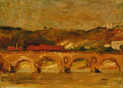 Carlo Quaglia (1903-1970)ponte sul Tevere, 1949