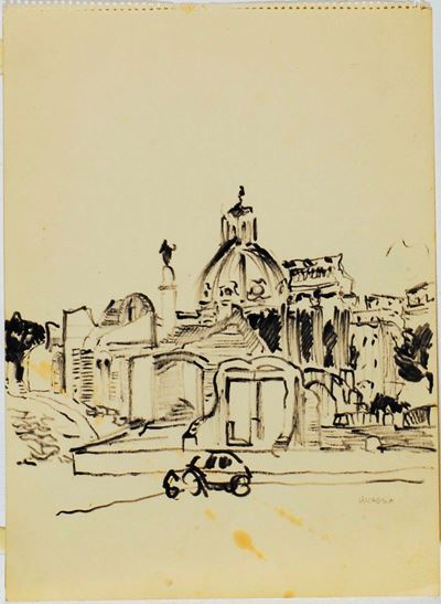 Carlo Quaglia (1903-1970)foro Romano, 1953