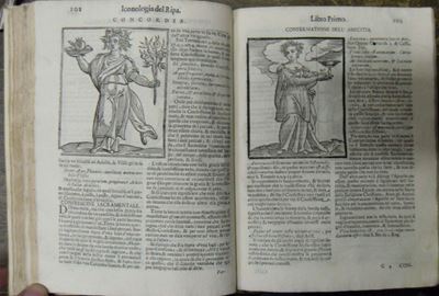 Edizioni del '600 - Illustrati Ripa Cesareiconologia di Cesare Ripa Perugino Cavalier De' Santi M...
