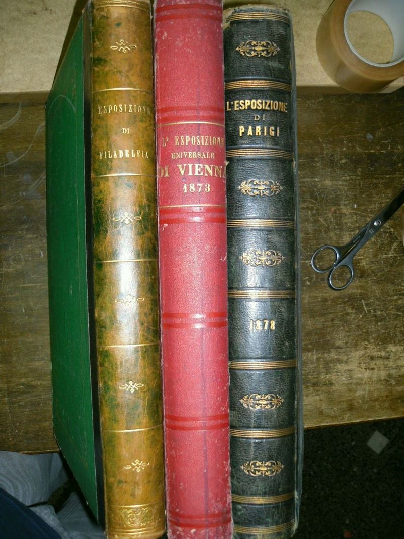 Lotto comprendente 3 monografie su esposizioni universali  - Auction Old and Rare Books - Cambi Casa d'Aste