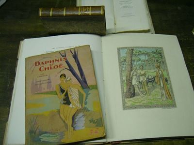 Lotto di 4 Diverse Edizioni della Favola di Daphnis e Cloegli Amori di Daphnis Et di Cloe. Crisop...
