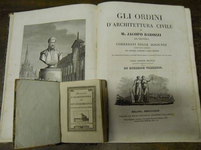 Lotto di 2 Opere di Architetturabranca Giovanni, Manuale D'architettura Corretto ed Accresciuto, ...