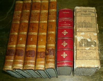 Lotto di 3 Opere di Geografianouveau Guide Du Voyageur En Italie, Orné De Cartes Itineraires ed D...