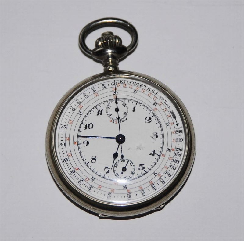Orologio Auricosta da tasca Savonette con cassa in nichel, 1914 circa  - Auction Pendulum and Decorative Clocks - Cambi Casa d'Aste