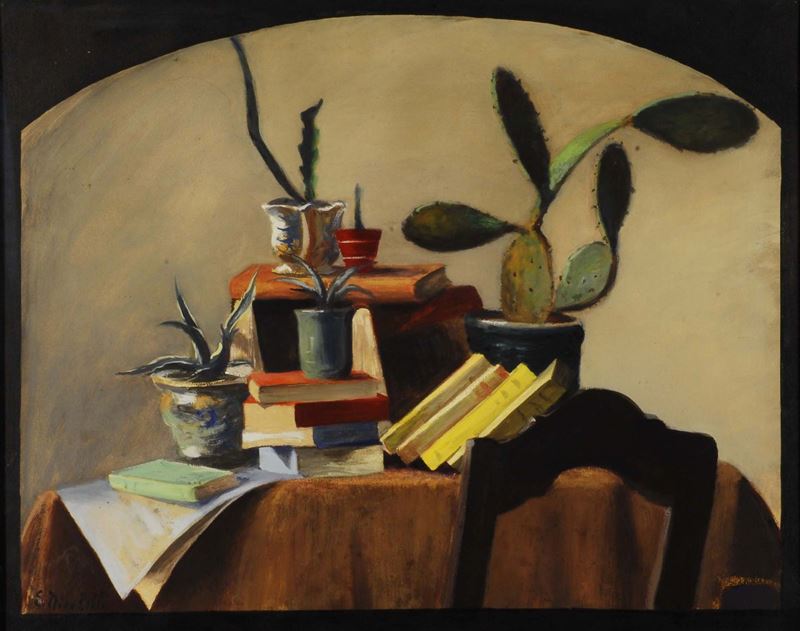 Edoardo Nicolello (1871-1948) Studio  - Asta Dipinti del XIX e XX secolo - II - Cambi Casa d'Aste