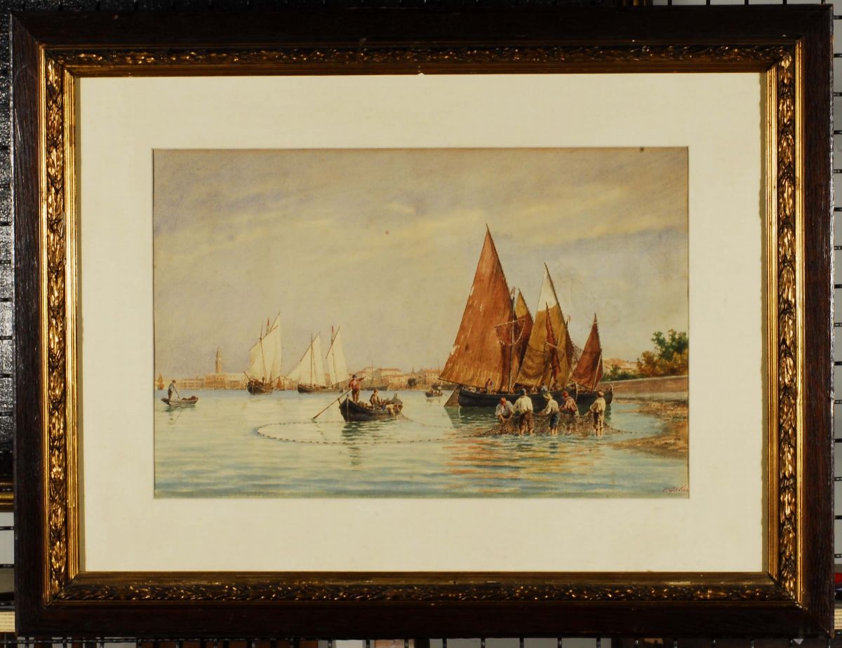 Pietro Galter (1840-1901)vedute Veneziane