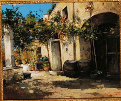 Ezelino Briante (1901-1971)casolare a Capri