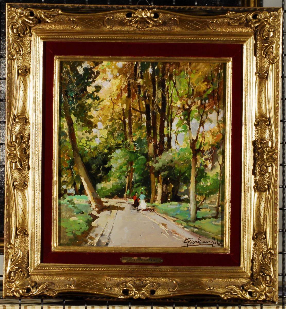 Felice Giordano (1880-1964)autunno nel Parco