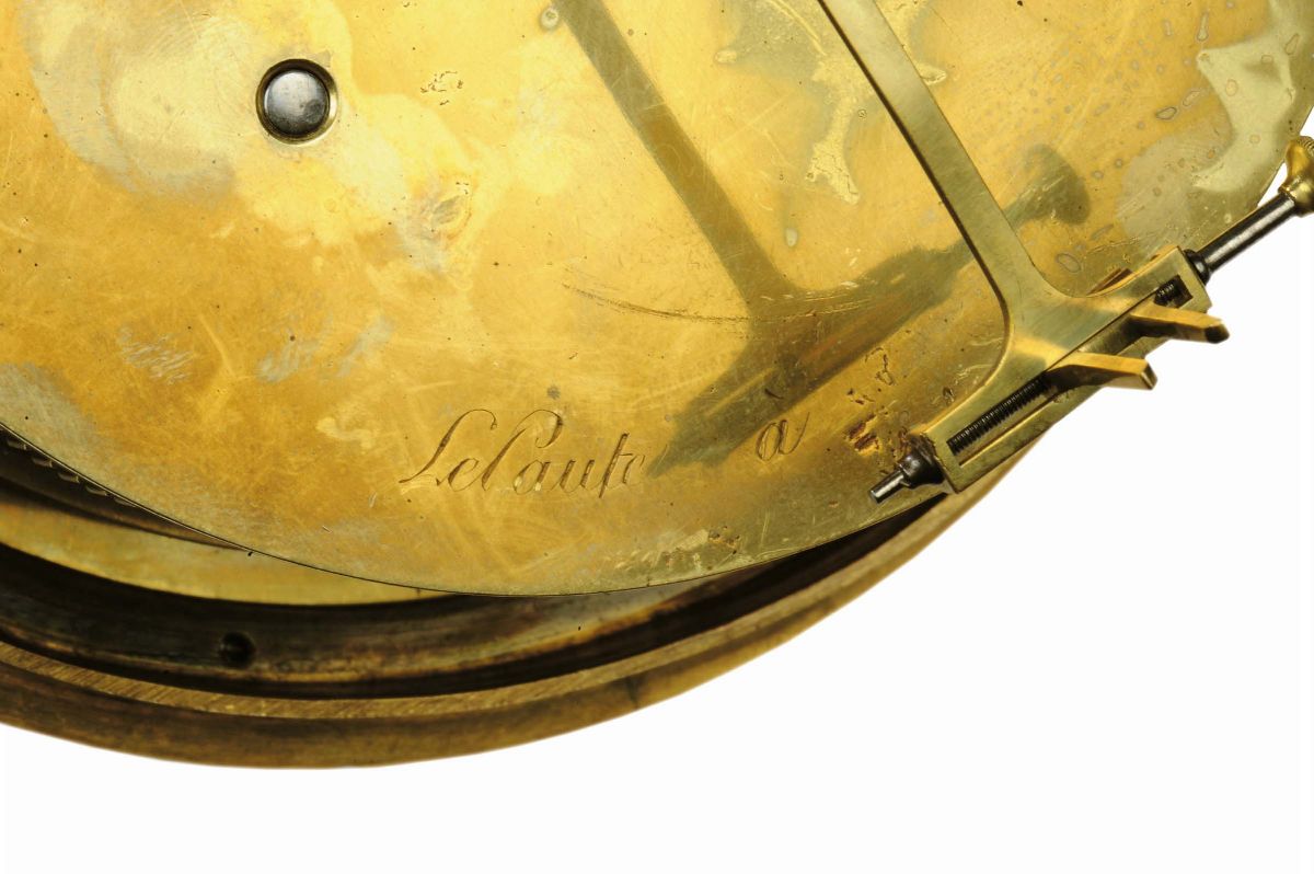 Orologio in Bronzo Dorato e Cesellato Raffigurante Allegoria dello Studio e delle Arti, Pierre-ba...