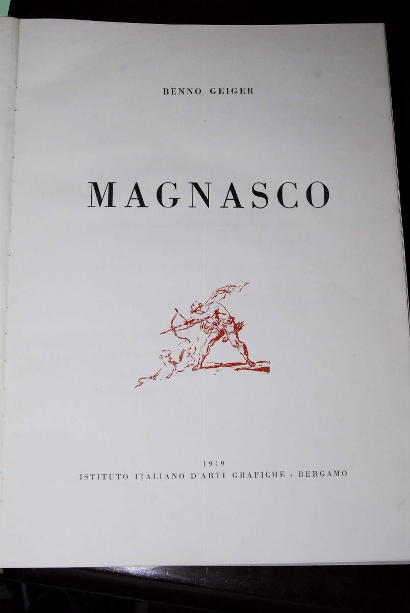 Benno Geiger: Magnasco - Istituto Italiano D'arti Grafiche Bergamo