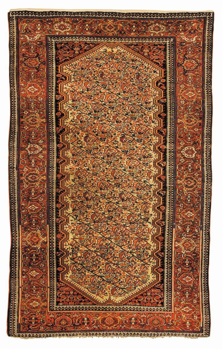 Tappeto persiano Ferahan, fine XIX secolo  - Asta Tappeti Antichi - Cambi Casa d'Aste