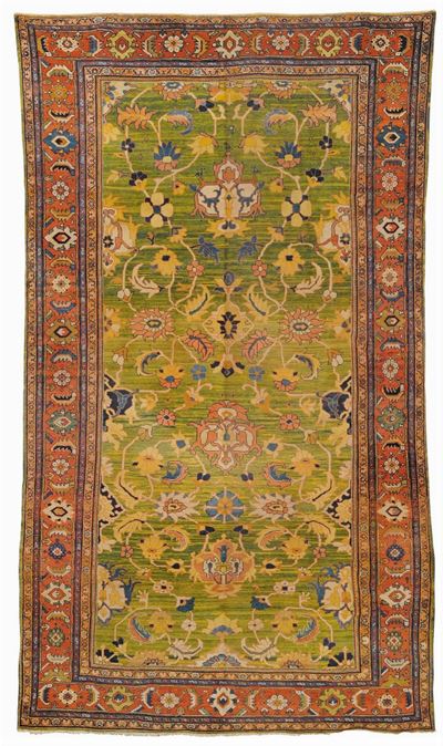 Tappeto Persiano Mahal, Fine XIX Secolo