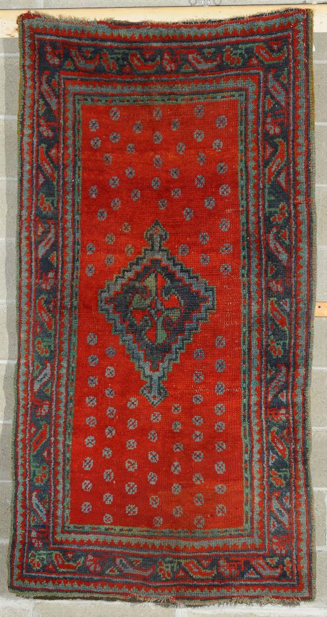 Tappeto anatolico Smirne, fine XIX inizio XX secolo  - Auction Ancient Carpets - Cambi Casa d'Aste