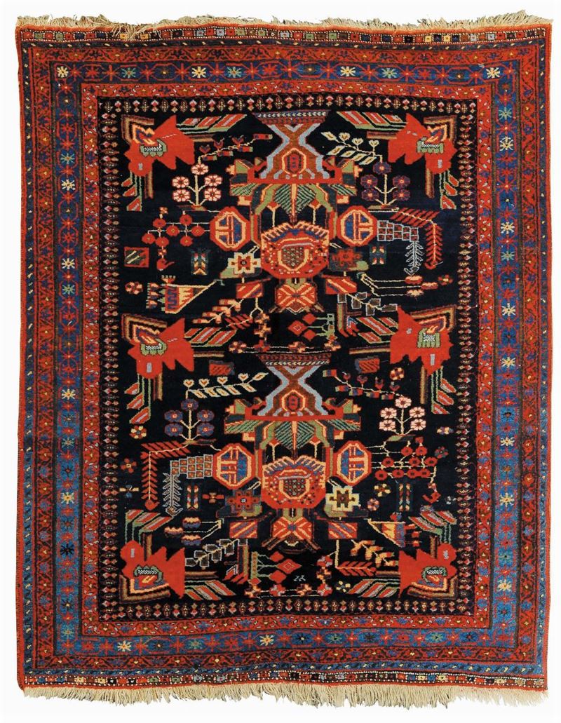 Tappeto Sud-Persia Afshar, fine XIX inizio XX secolo  - Auction Ancient Carpets - Cambi Casa d'Aste