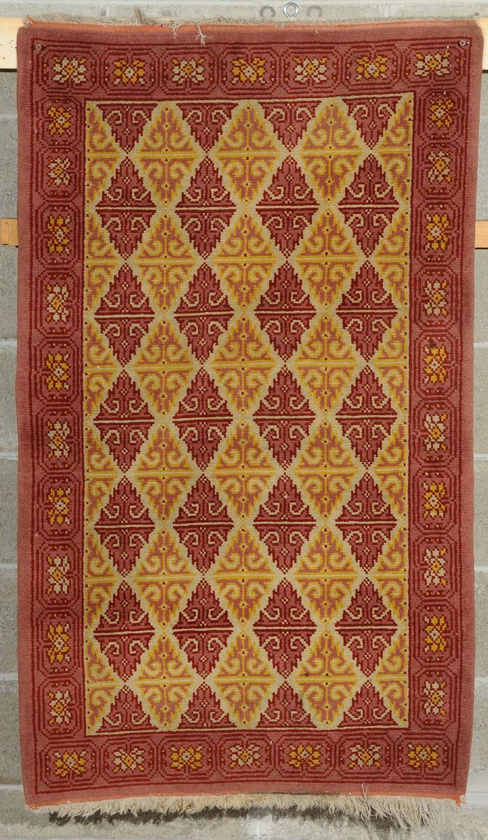 Tappeto europeo, inizio XX secolo  - Auction Ancient Carpets - Cambi Casa d'Aste