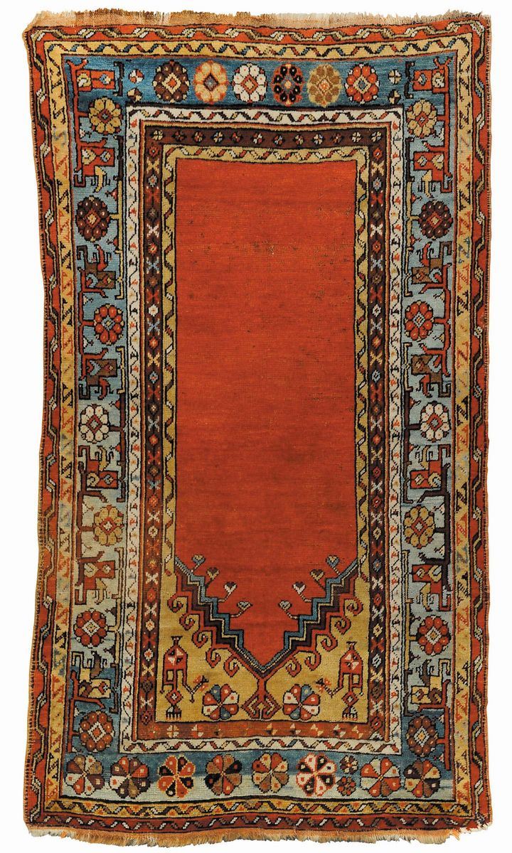 Tappeto anatolico Mudjur, XIX secolo  - Auction Ancient Carpets - Cambi Casa d'Aste