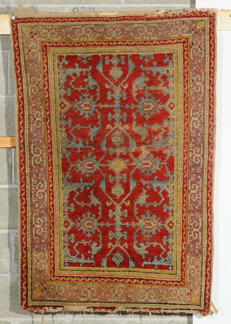 Tappeto anatolico, fine XIX inizio XX secolo  - Auction Ancient Carpets - Cambi Casa d'Aste