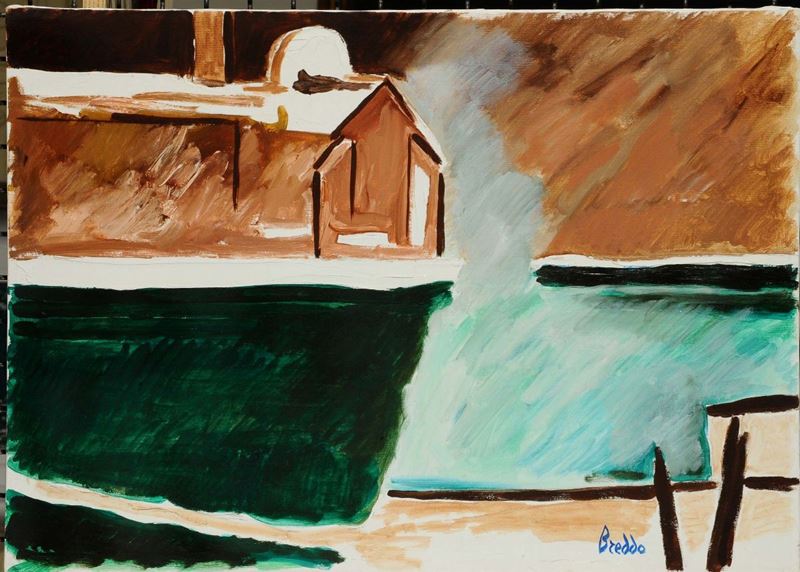 Gastone Breddo (1915-1991) Senza titolo  - Asta Asta OnLine 09-2012 - Cambi Casa d'Aste