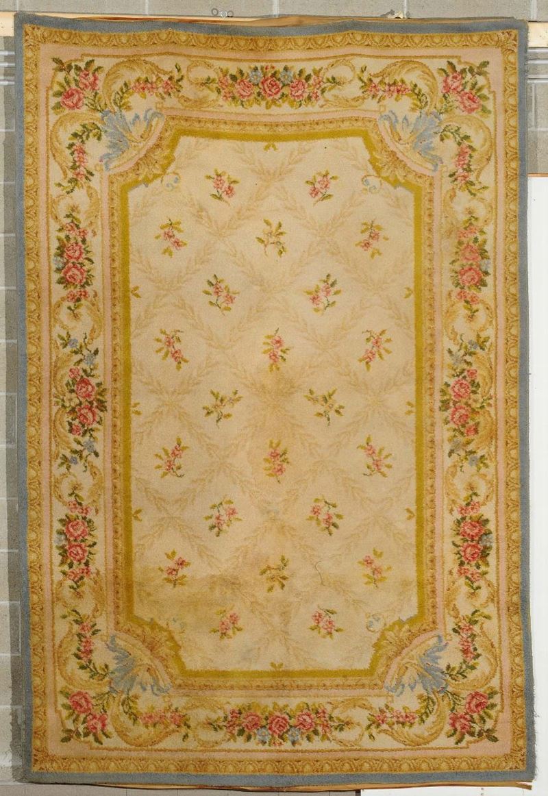 Tappeto europeo, inizio XX secolo  - Auction Ancient Carpets - Cambi Casa d'Aste