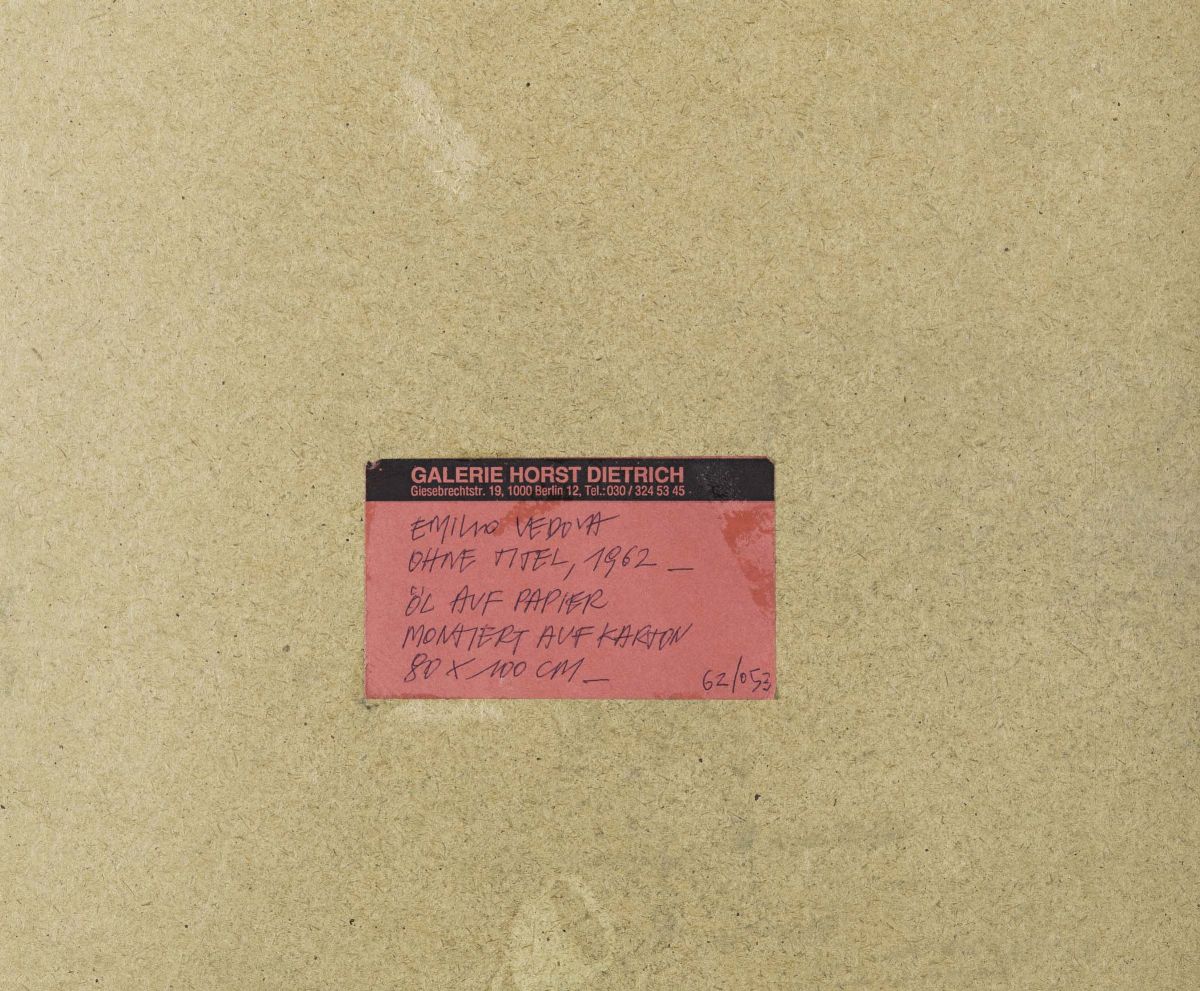 Emilio Vedova (1919-2006)senza Titolo, 1962