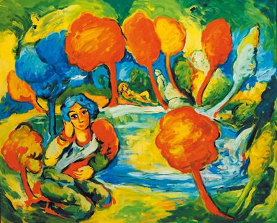 Mimmo Germanà (1944-1992)alberi, 1989