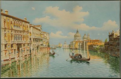 Agnes Minotto (1862-1927)venezia, Canal Grande