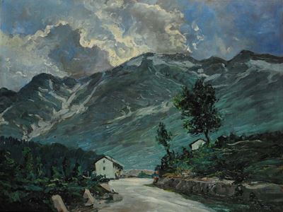 Guglielmo Baldassini (1885-1952)paesaggio