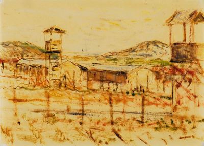 Carlo Quaglia (1903-1970)il Campo dei Prigionieri, 1945