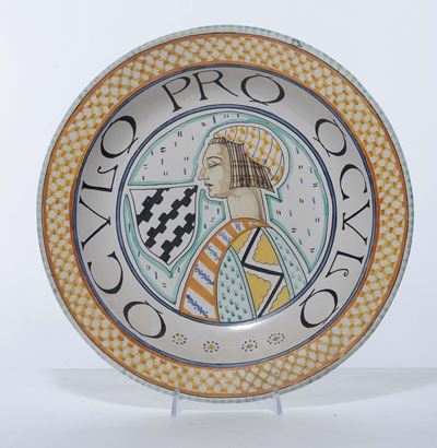 Piatto in Ceramica Policroma, Orvieto