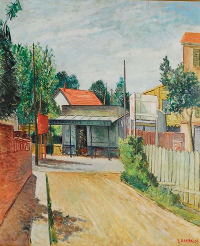 Emanule Rambaldi (1903-1968)le Restaurant Du Lys, 1931