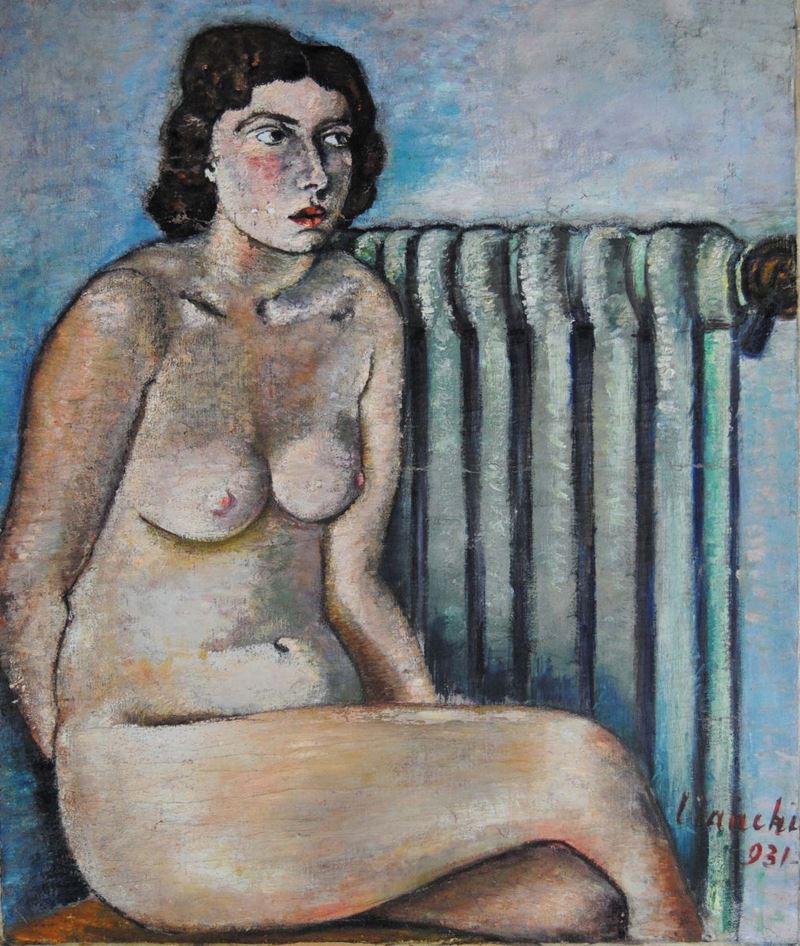 Guglielmo Bianchi (1899-1965) Nudo femminile  - Asta Dipinti del XIX e XX secolo - II - Cambi Casa d'Aste