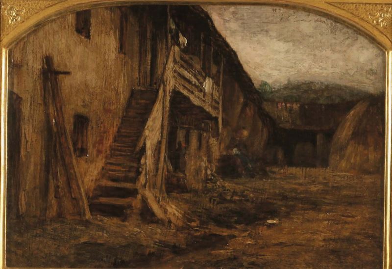 Antonio Fontanesi (1818-1882) Cascine a Rivoli  - Auction 19th and 20th century paintings - II - Cambi Casa d'Aste