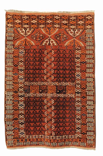 Tappeto Turkmeno Engsi, Fine XIX Secolo