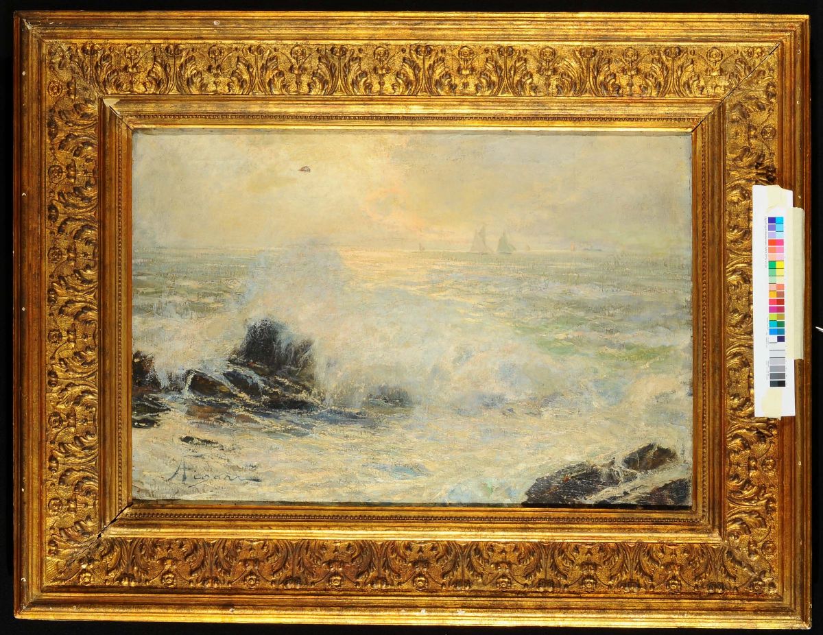 Andrea Figari (1858-1945)mareggiata