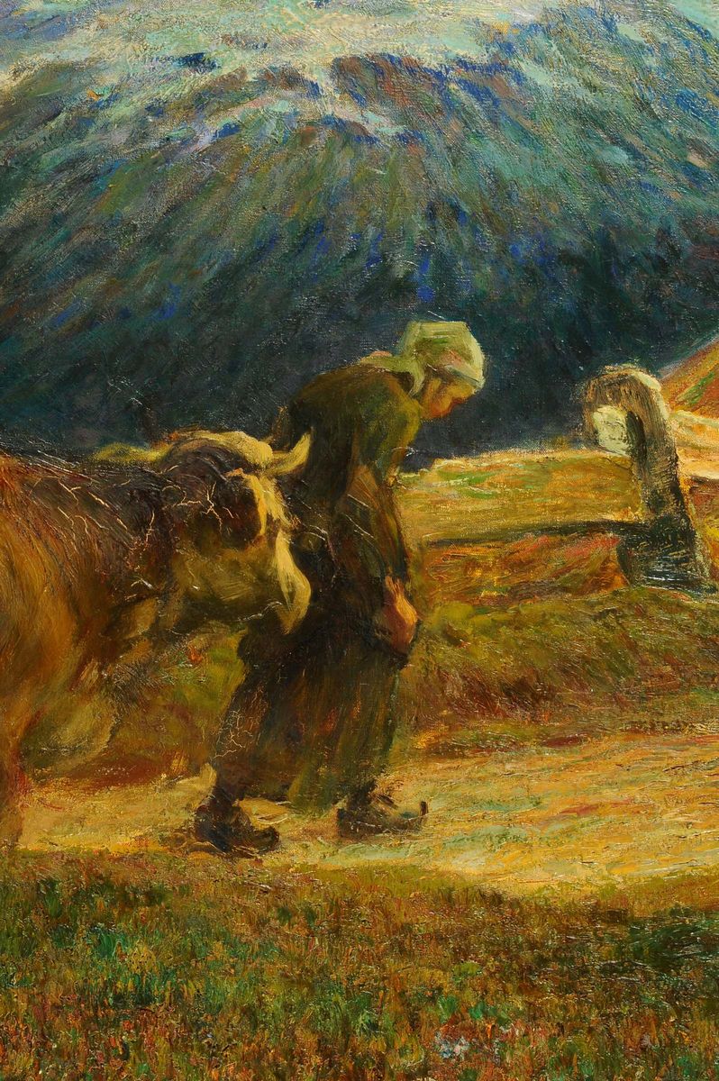 Alberto Falchetti (1878-1951)ritorno All'alpeggio
