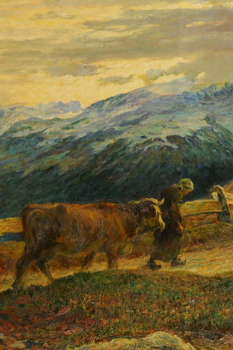 Alberto Falchetti (1878-1951)ritorno All'alpeggio