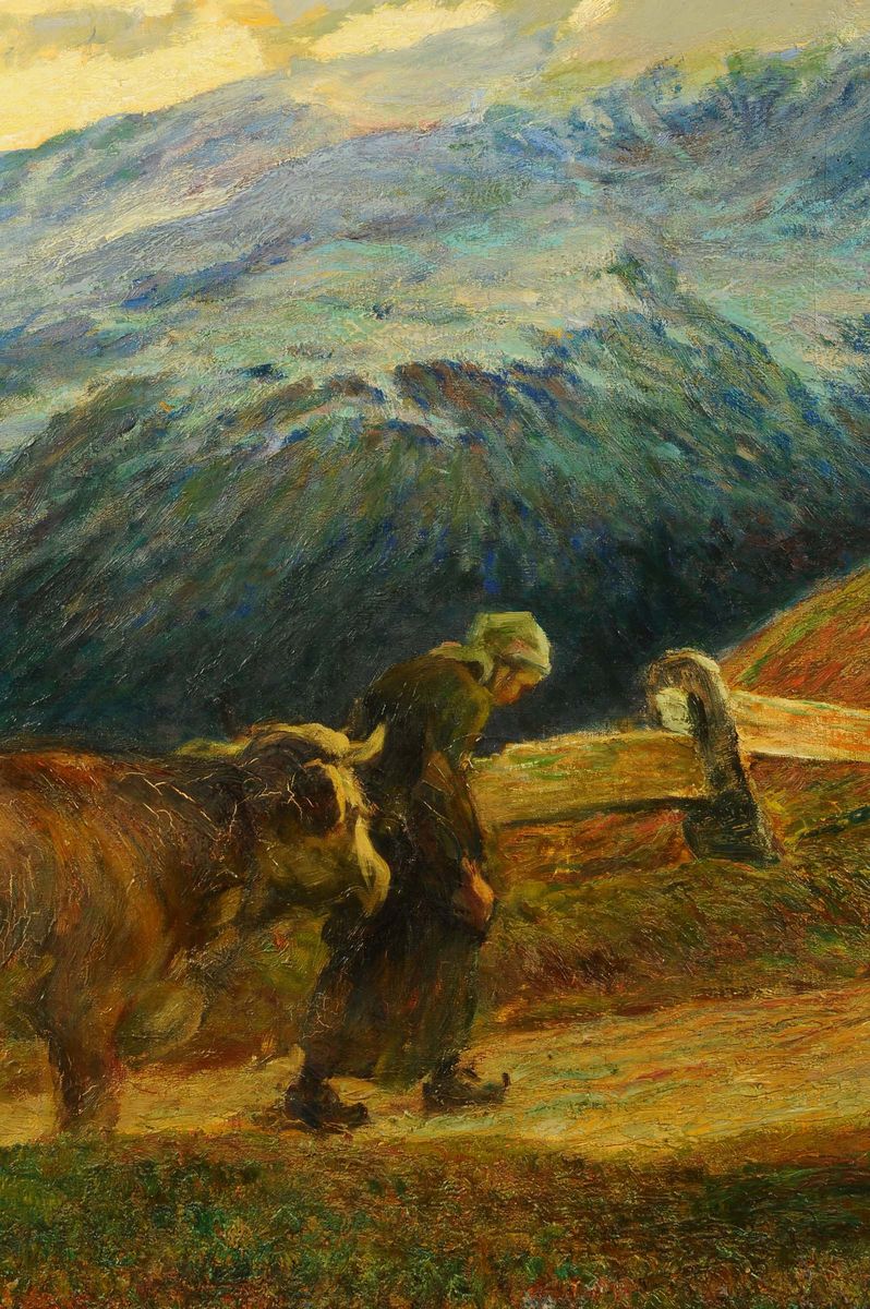 Alberto Falchetti (1878-1951)ritorno All'alpeggio